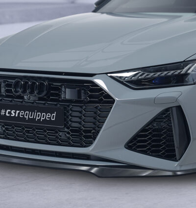 Lame de parechoc avant pour Audi RS6 C8 / RS7 C8 (4K) toutes carrosseries (depuis 2019) - Fabriqué en ABS (6 finitions au choix)