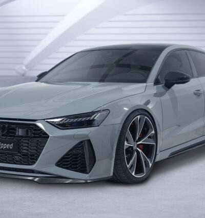 Lame de parechoc avant pour Audi RS6 C8 / RS7 C8 (4K) toutes carrosseries (depuis 2019) - Fabriqué en ABS (6 finitions au choix)