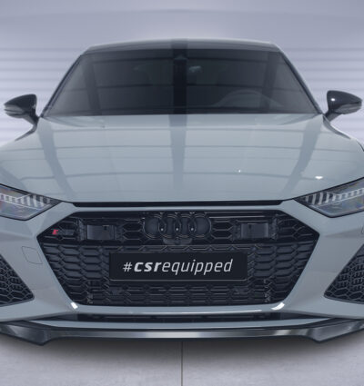 Lame de parechoc avant pour Audi RS6 C8 / RS7 C8 (4K) toutes carrosseries (depuis 2019) - Fabriqué en ABS (6 finitions au choix)