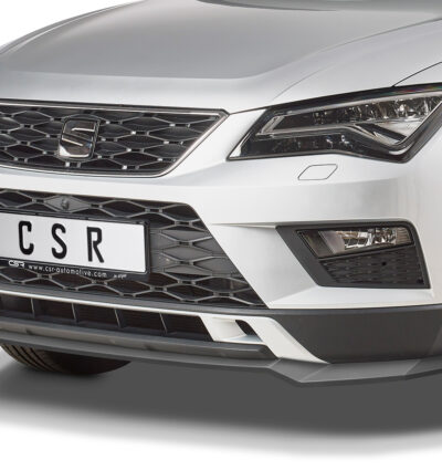 Lame de parechoc avant pour Seat Ateca (Typ 5FP / KH7) finition de base (préfacelift) (2016-2020) - Fabriqué en ABS (6 finitions au choix)