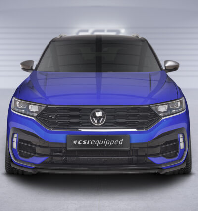 Lame de parechoc avant pour VW T-Roc (A1) R (08/2019-2021) - Fabriqué en ABS (6 finitions au choix)