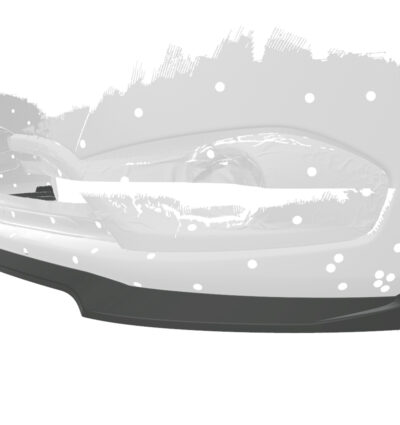 Lame de parechoc avant pour Mercedes-Benz Citan W415 toutes carrosseries (09/2012-08/2021) - Fabriqué en ABS (6 finitions au choix)