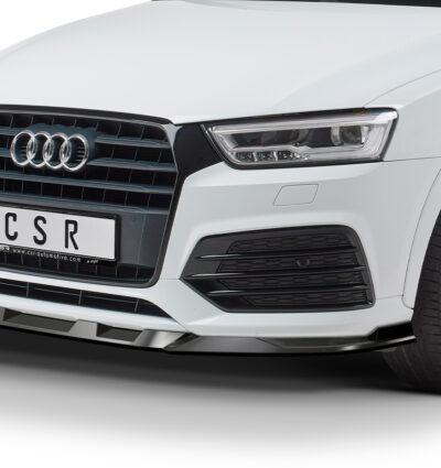 Lame de parechoc avant pour Audi Q3 (8U) S-Line (facelift) (2014-2018) - Fabriqué en ABS (6 finitions au choix)