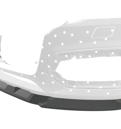 Lame de parechoc avant pour Audi Q3 (8U) S-Line (facelift) (2014-2018) - Fabriqué en ABS (6 finitions au choix)