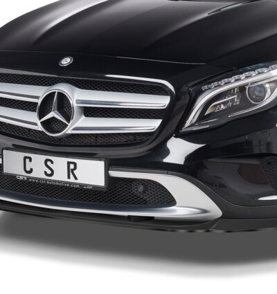 Lame de parechoc avant pour Mercedes-Benz GLA (X156) toutes carrosseries (préfacelift) (2013-2020) - Fabriqué en ABS (6 finitions au choix)