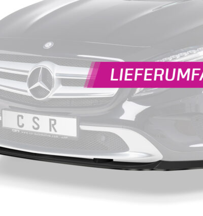 Lame de parechoc avant pour Mercedes-Benz GLA (X156) toutes carrosseries (préfacelift) (2013-2020) - Fabriqué en ABS (6 finitions au choix)
