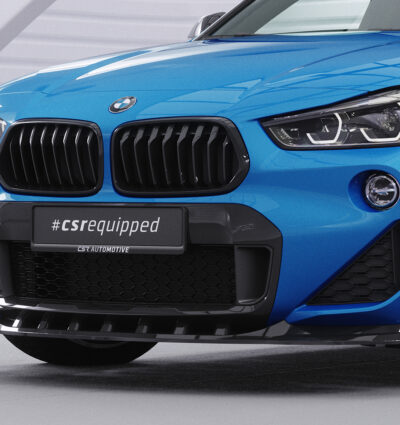 Lame de parechoc avant pour BMW X2 F39 Pack M (depuis 2018) - Fabriqué en ABS (6 finitions au choix)
