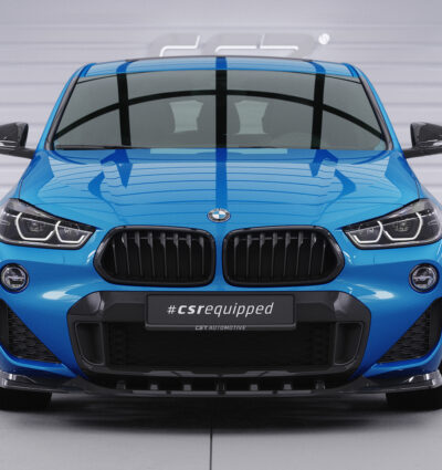 Lame de parechoc avant pour BMW X2 F39 Pack M (depuis 2018) - Fabriqué en ABS (6 finitions au choix)