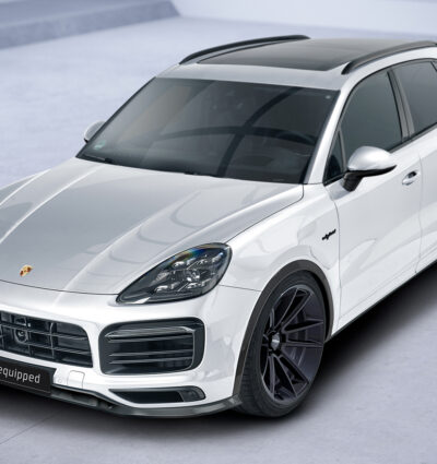 Lame de parechoc avant pour Porsche Cayenne P0536 / 9YA Cayenne / Cayenne S / Cayenne E-Hybrid / Turbo / Turbo S (depuis 2017) - Fabriqué en ABS (6 finitions au choix)