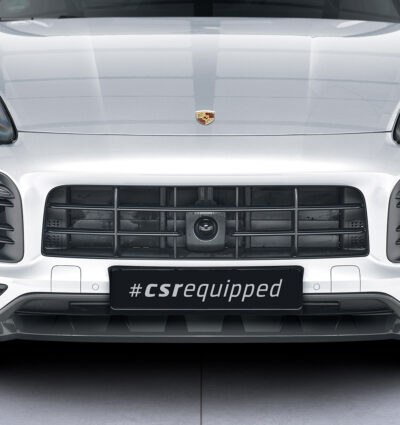 Lame de parechoc avant pour Porsche Cayenne P0536 / 9YA Cayenne / Cayenne S / Cayenne E-Hybrid / Turbo / Turbo S (depuis 2017) - Fabriqué en ABS (6 finitions au choix)