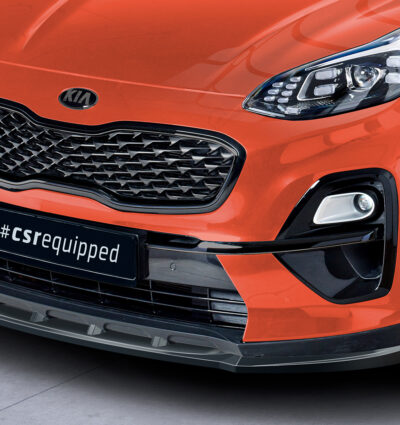 Lame de parechoc avant pour Kia Sportage QLE toutes carrosseries (facelift) (depuis 07/2018) - Fabriqué en ABS (6 finitions au choix)