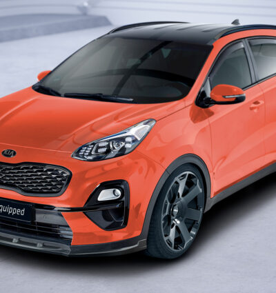 Lame de parechoc avant pour Kia Sportage QLE toutes carrosseries (facelift) (depuis 07/2018) - Fabriqué en ABS (6 finitions au choix)