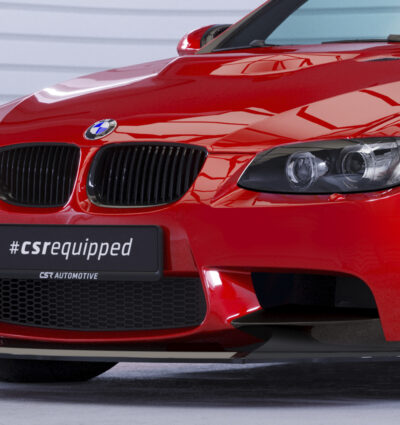 Lame de parechoc avant pour BMW M3 E90 / E92 / E93 uniquement avec ajout avant M Performance (09/2007-09/2013) - Fabriqué en ABS (6 finitions au choix)