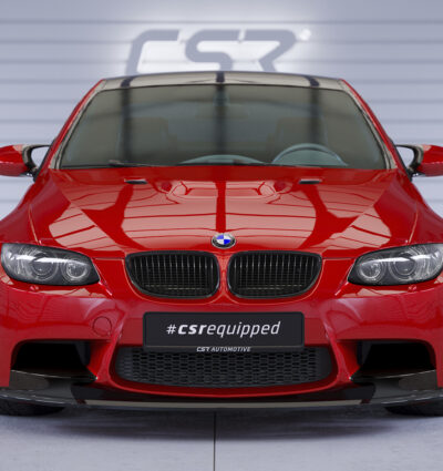 Lame de parechoc avant pour BMW M3 E90 / E92 / E93 uniquement avec ajout avant M Performance (09/2007-09/2013) - Fabriqué en ABS (6 finitions au choix)