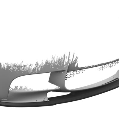 Lame de parechoc avant pour BMW M3 E90 / E92 / E93 uniquement avec ajout avant M Performance (09/2007-09/2013) - Fabriqué en ABS (6 finitions au choix)