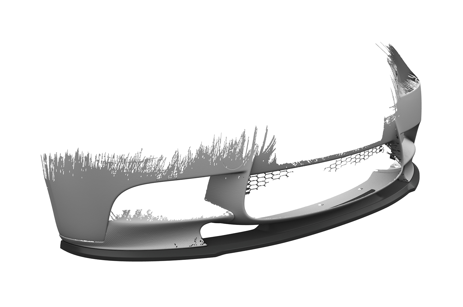 Lame de parechoc avant pour BMW M3 E90 / E92 / E93 uniquement avec ajout avant M Performance (09/2007-09/2013) - Fabriqué en ABS (6 finitions au choix)