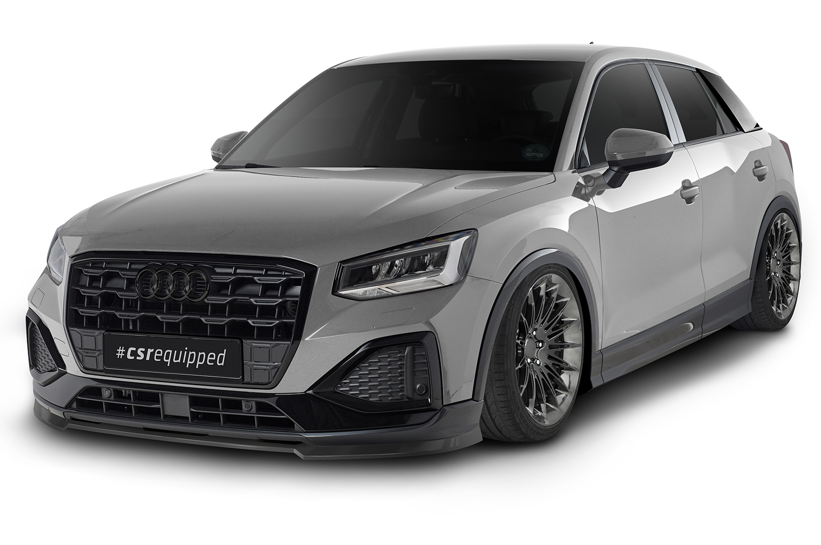 Lame de parechoc avant pour Audi Q2 GA facelift (depuis 2020) - Fabriqué en ABS (6 finitions au choix)