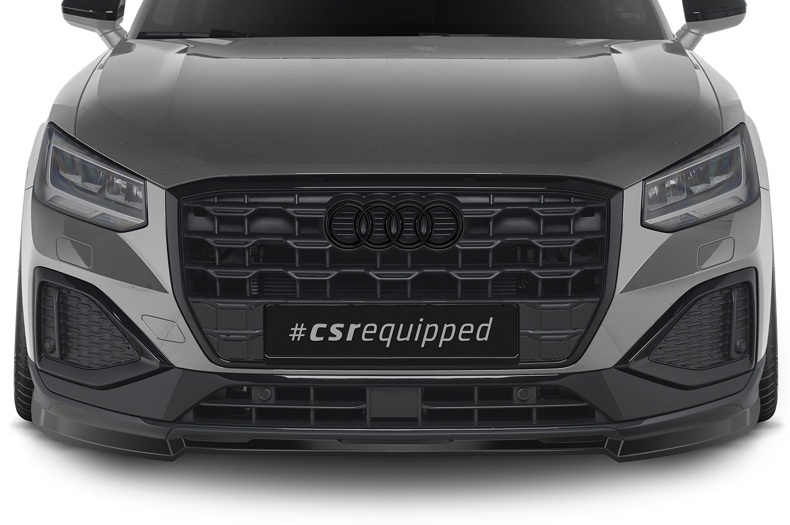 Lame de parechoc avant pour Audi Q2 GA facelift (depuis 2020) - Fabriqué en ABS (6 finitions au choix)
