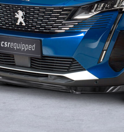 Lame de parechoc avant pour Peugeot 5008 (2. Generation) toutes carrosseries (facelift) (depuis 2020) - Fabriqué en ABS (6 finitions au choix)