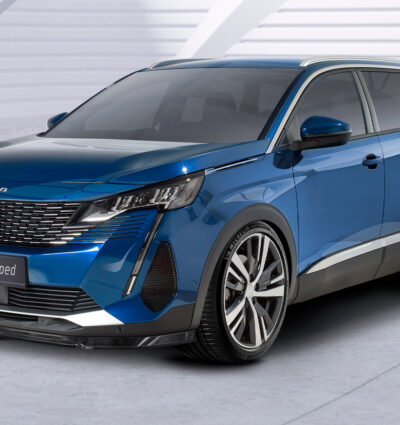 Lame de parechoc avant pour Peugeot 5008 (2. Generation) toutes carrosseries (facelift) (depuis 2020) - Fabriqué en ABS (6 finitions au choix)