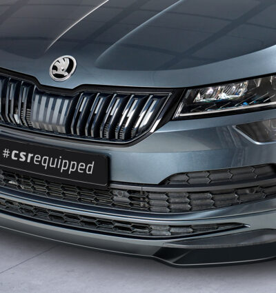 Lame de parechoc avant pour Skoda Karoq SportLine (depuis 2017) - Fabriqué en ABS (6 finitions au choix)