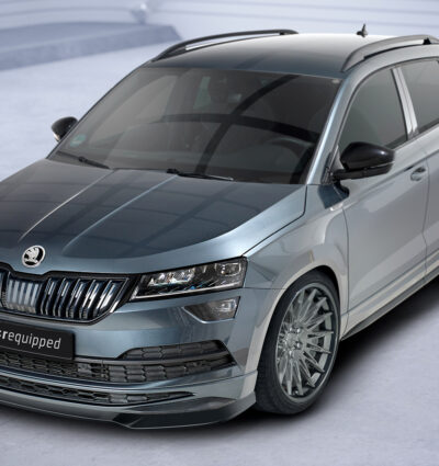 Lame de parechoc avant pour Skoda Karoq SportLine (depuis 2017) - Fabriqué en ABS (6 finitions au choix)
