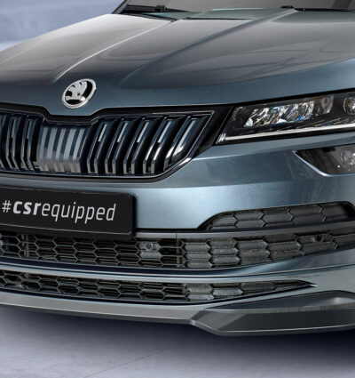 Lame de parechoc avant pour Skoda Karoq SportLine (depuis 2017) - Fabriqué en ABS (6 finitions au choix)