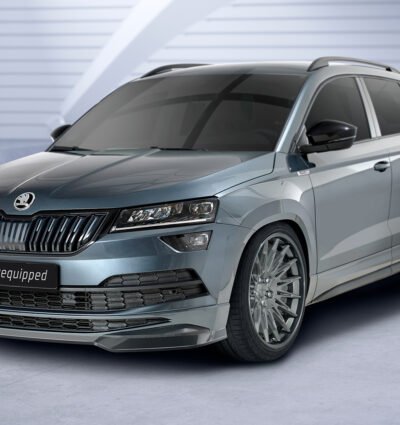 Lame de parechoc avant pour Skoda Karoq SportLine (depuis 2017) - Fabriqué en ABS (6 finitions au choix)