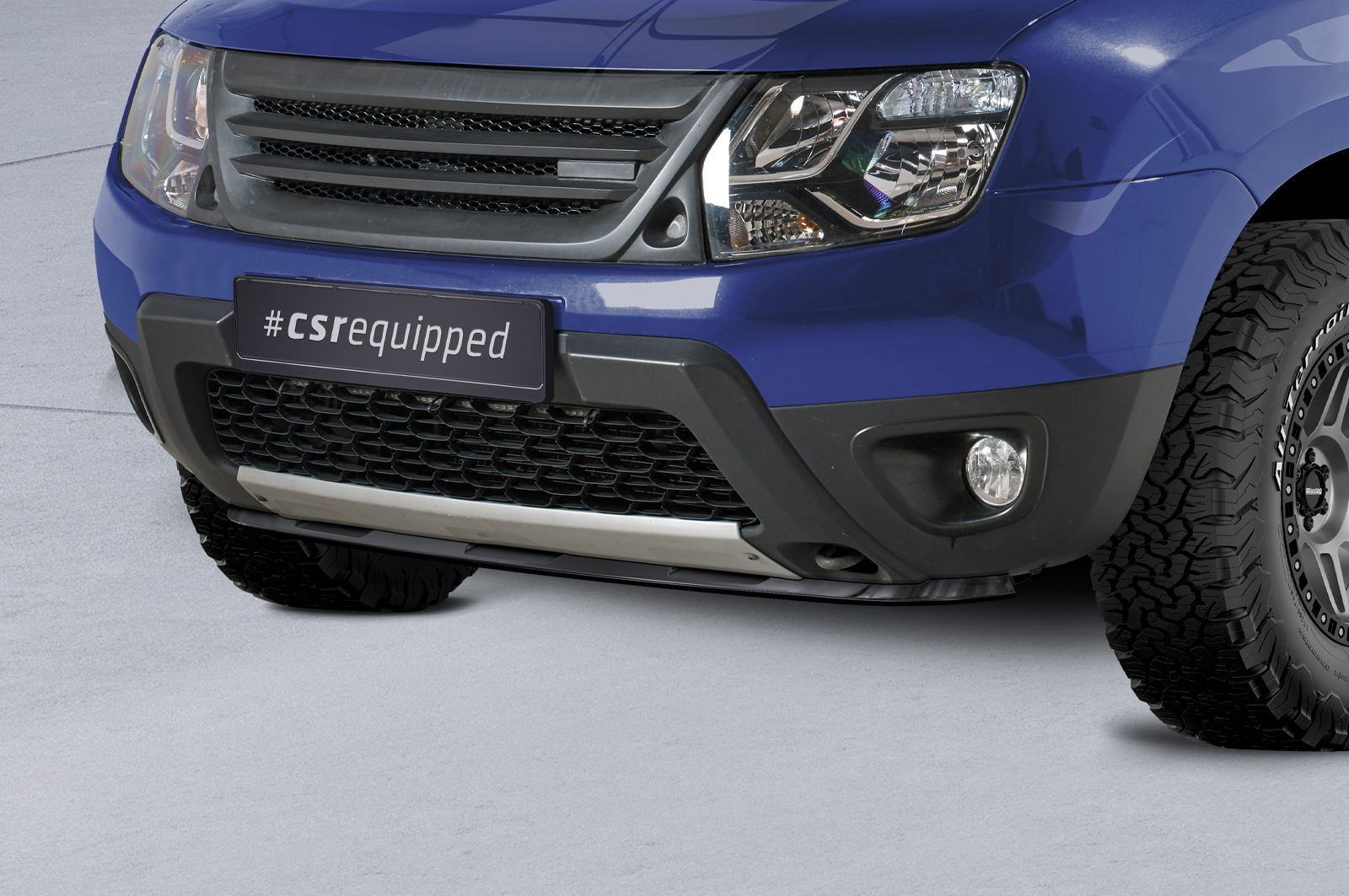 Lame de parechoc avant pour Dacia Duster I facelift (2013-2018) - Fabriqué en ABS (6 finitions au choix)