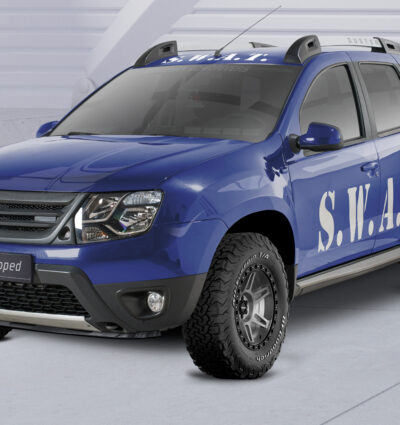 Lame de parechoc avant pour Dacia Duster I facelift (2013-2018) - Fabriqué en ABS (6 finitions au choix)