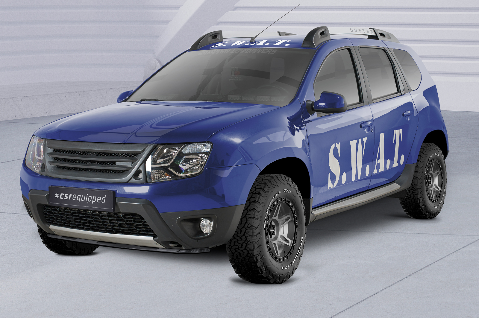 Lame de parechoc avant pour Dacia Duster I facelift (2013-2018) - Fabriqué en ABS (6 finitions au choix)
