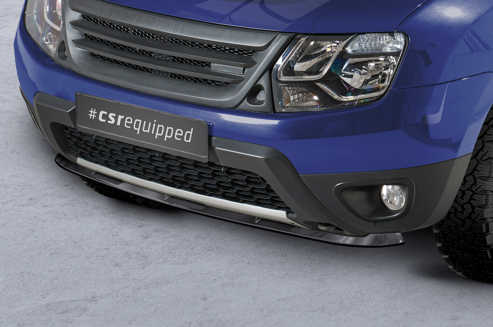 Lame de parechoc avant pour Dacia Duster I facelift (2013-2018) - Fabriqué en ABS (6 finitions au choix)