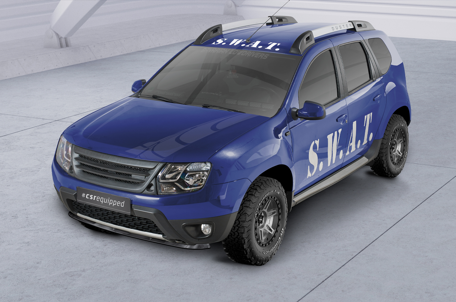 Lame de parechoc avant pour Dacia Duster I facelift (2013-2018) - Fabriqué en ABS (6 finitions au choix)