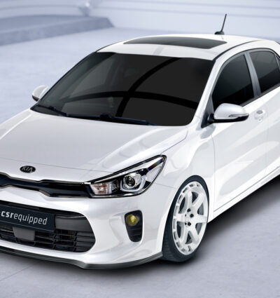 Lame de parechoc avant pour Kia Rio 4 (YB) toutes carrosseries (préfacelift) (2017-2020) - Fabriqué en ABS (6 finitions au choix)