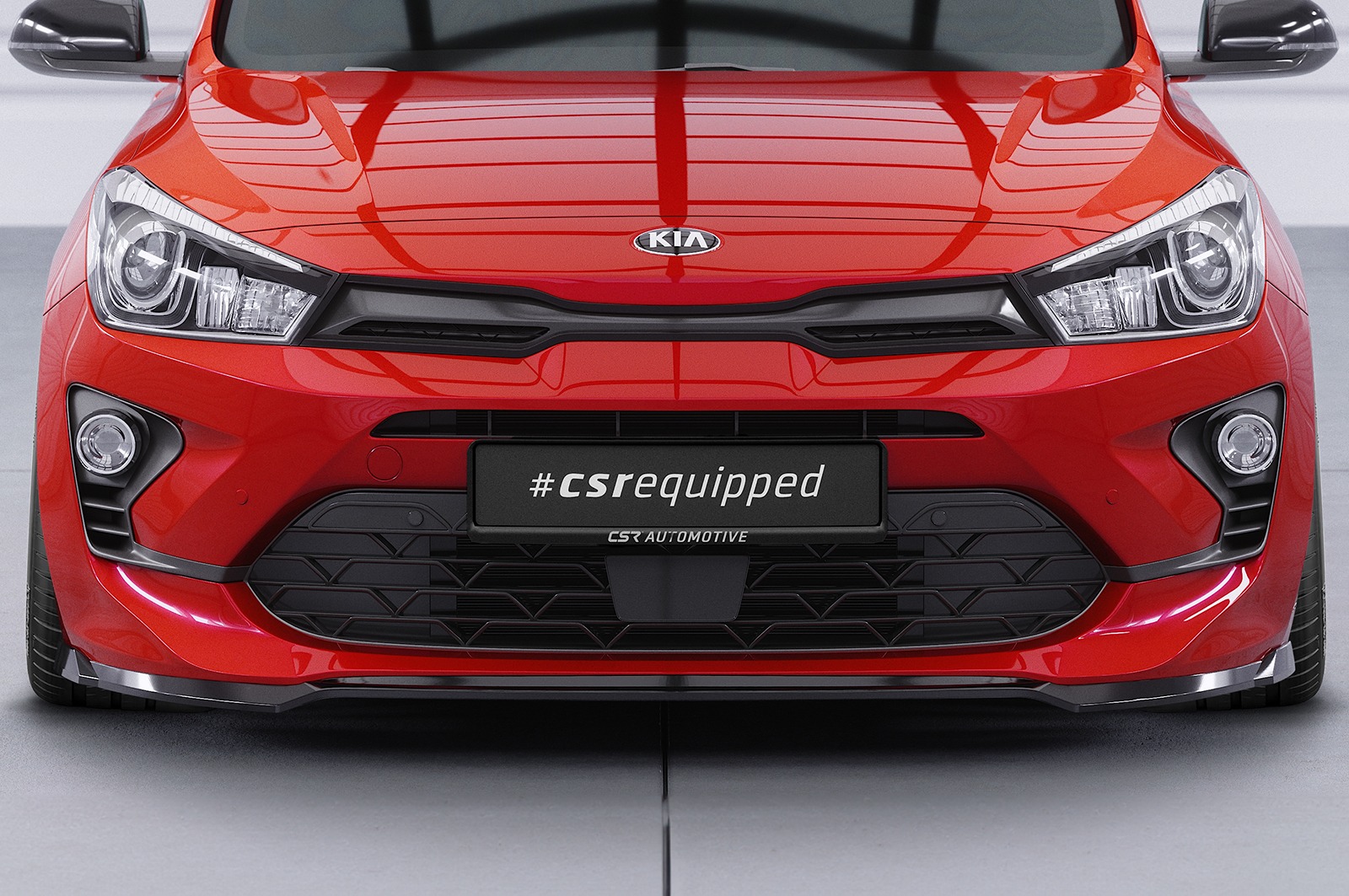 Lame de parechoc avant pour Kia Rio 4 (YB) toutes carrosseries (facelift) (depuis 2020) - Fabriqué en ABS (6 finitions au choix)