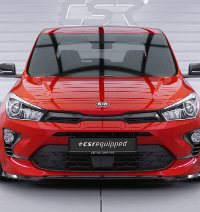 Lame de parechoc avant pour Kia Rio 4 (YB) toutes carrosseries (facelift) (depuis 2020) - Fabriqué en ABS (6 finitions au choix)