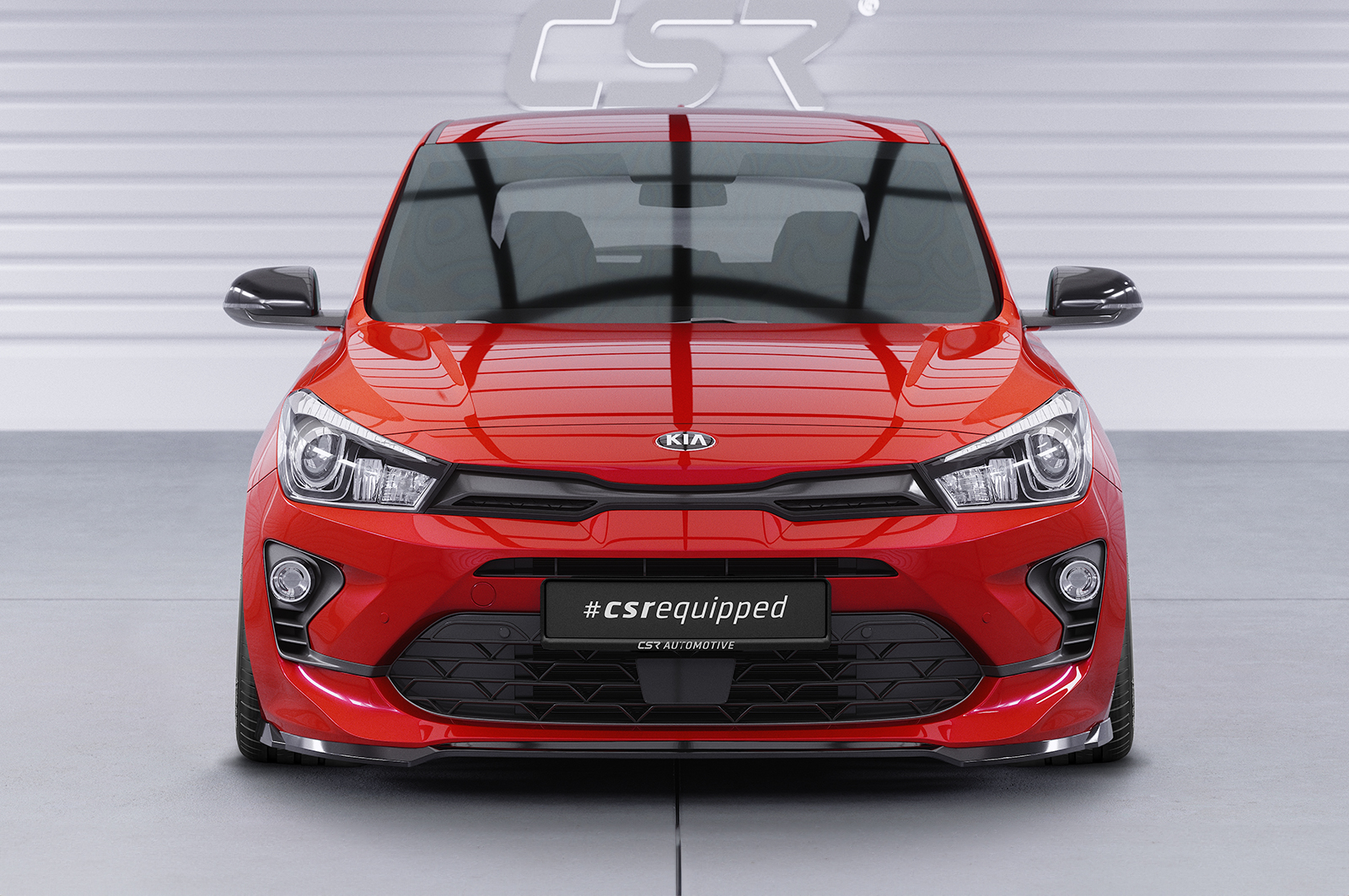 Lame de parechoc avant pour Kia Rio 4 (YB) toutes carrosseries (facelift) (depuis 2020) - Fabriqué en ABS (6 finitions au choix)