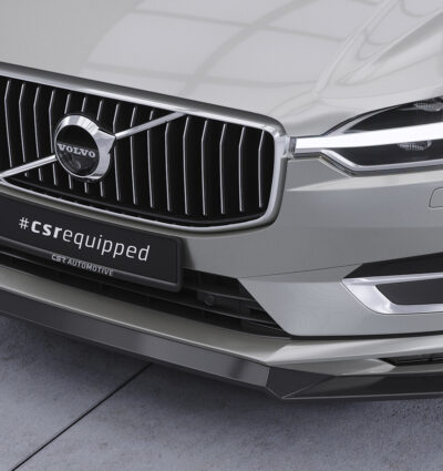 Lame de parechoc avant pour Volvo XC60 II (SPA) toutes carrosseries (préfacelift) (2017-2021) - Fabriqué en ABS (6 finitions au choix)