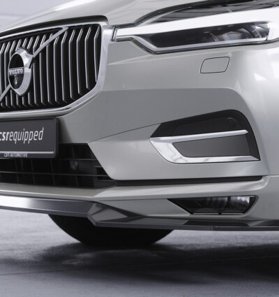 Lame de parechoc avant pour Volvo XC60 II (SPA) toutes carrosseries (préfacelift) (2017-2021) - Fabriqué en ABS (6 finitions au choix)