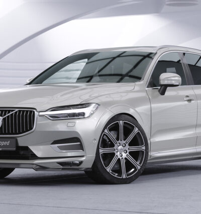 Lame de parechoc avant pour Volvo XC60 II (SPA) toutes carrosseries (préfacelift) (2017-2021) - Fabriqué en ABS (6 finitions au choix)
