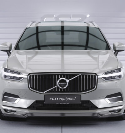 Lame de parechoc avant pour Volvo XC60 II (SPA) toutes carrosseries (préfacelift) (2017-2021) - Fabriqué en ABS (6 finitions au choix)
