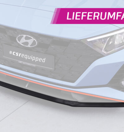 Lame de parechoc avant pour Hyundai I20 (BC3) N et N-Line (depuis 2021) - Fabriqué en ABS (6 finitions au choix)