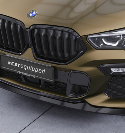 Lame de parechoc avant pour BMW X6 (G06) Pack M / M50i (depuis 2019) - Fabriqué en ABS (6 finitions au choix)