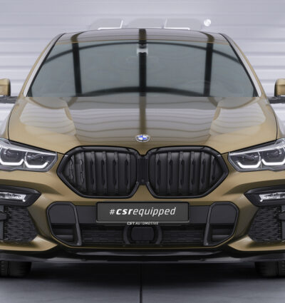 Lame de parechoc avant pour BMW X6 (G06) Pack M / M50i (depuis 2019) - Fabriqué en ABS (6 finitions au choix)