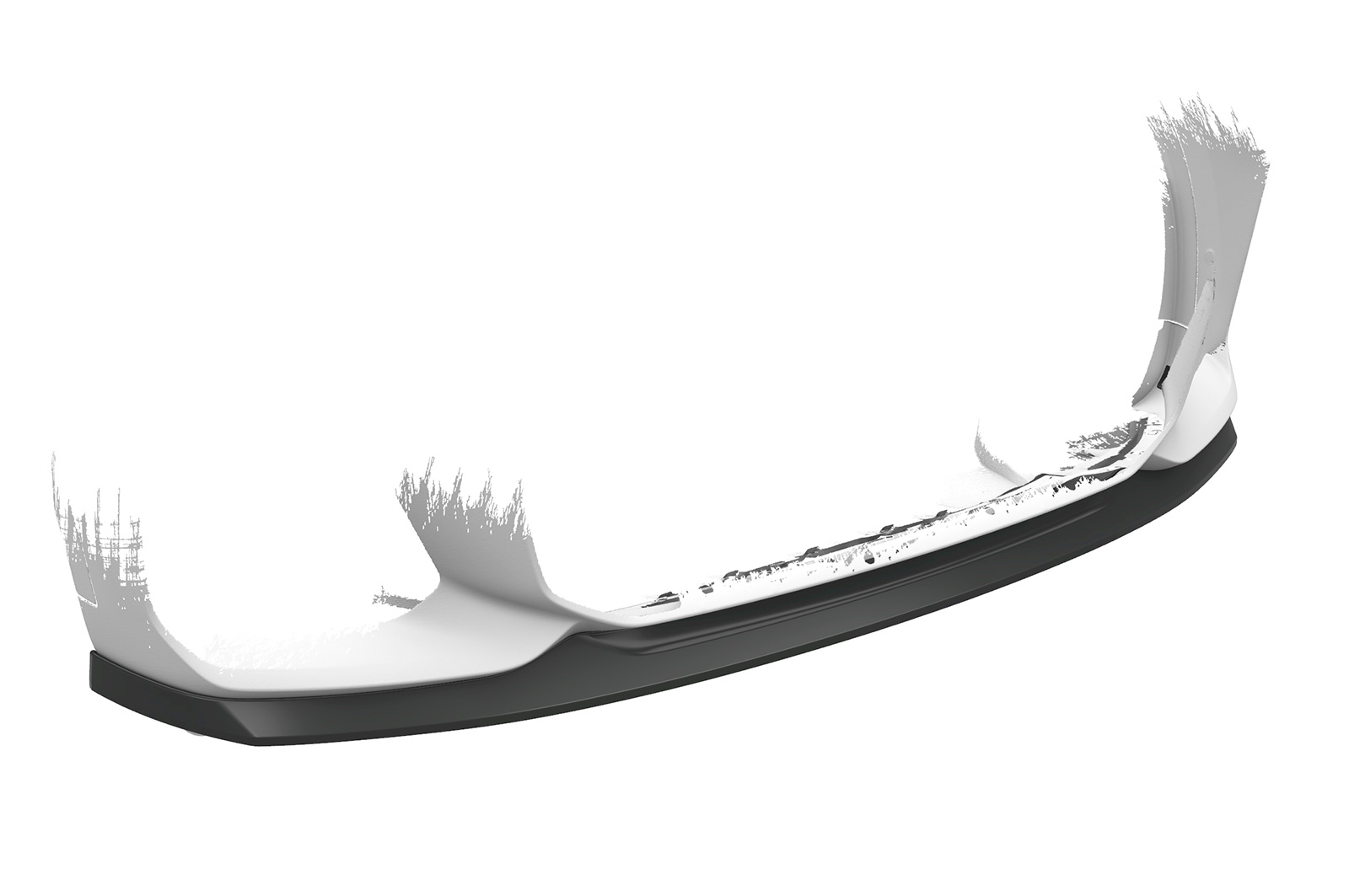Lame de parechoc avant pour BMW X6 (G06) Pack M / M50i (depuis 2019) - Fabriqué en ABS (6 finitions au choix)