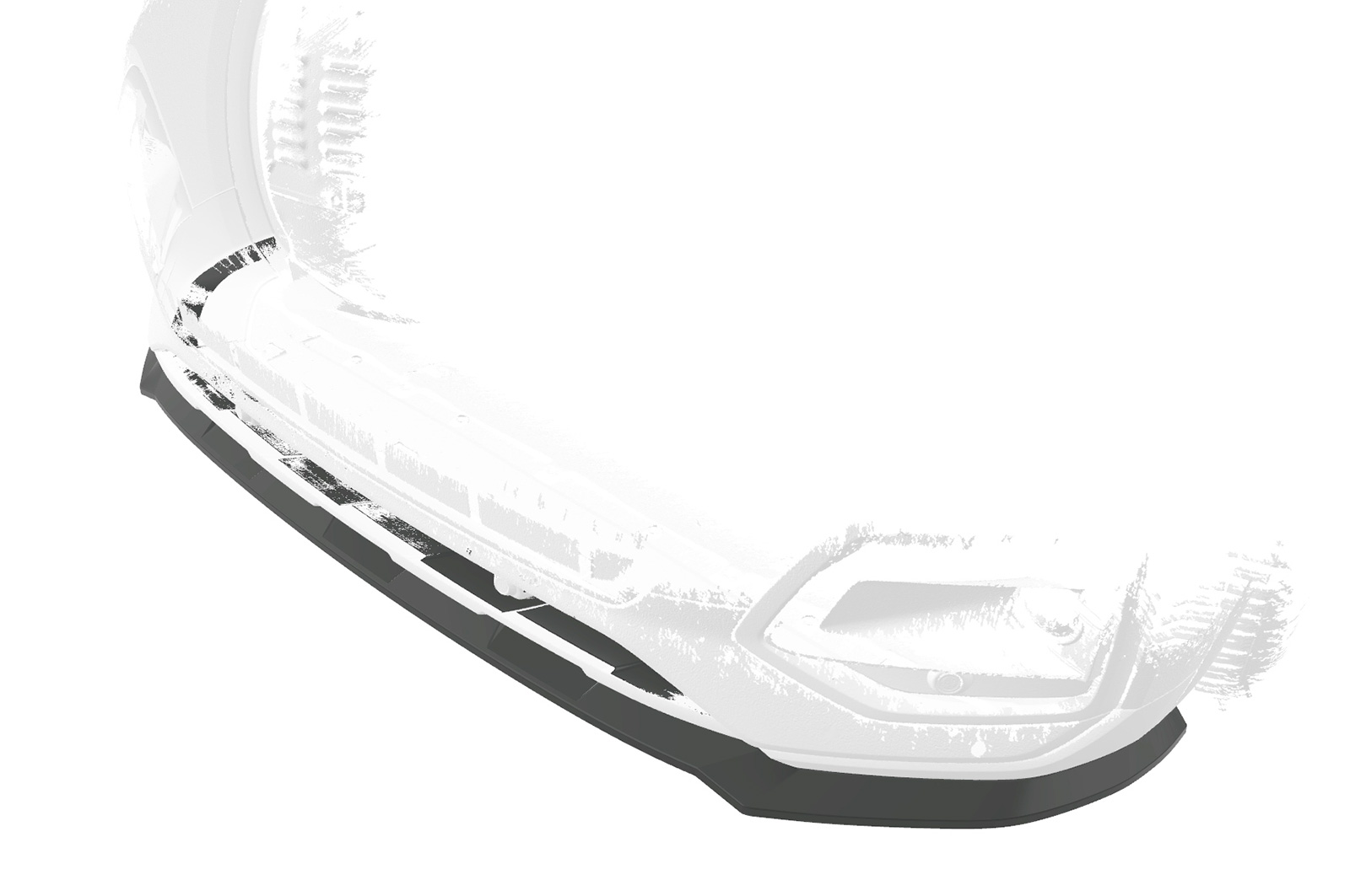 Lame de parechoc avant pour Audi Q5 (FYT) Sportback (depuis 03/2021) - Fabriqué en ABS (6 finitions au choix)