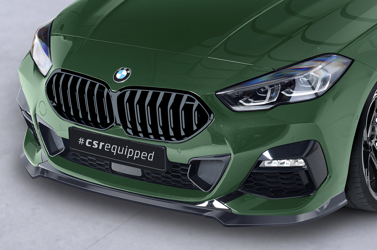 Lame de parechoc avant pour BMW Série 2 (F44) Gran coupé (M-Sport et M2) (depuis 2020) - Fabriqué en ABS (6 finitions au choix)