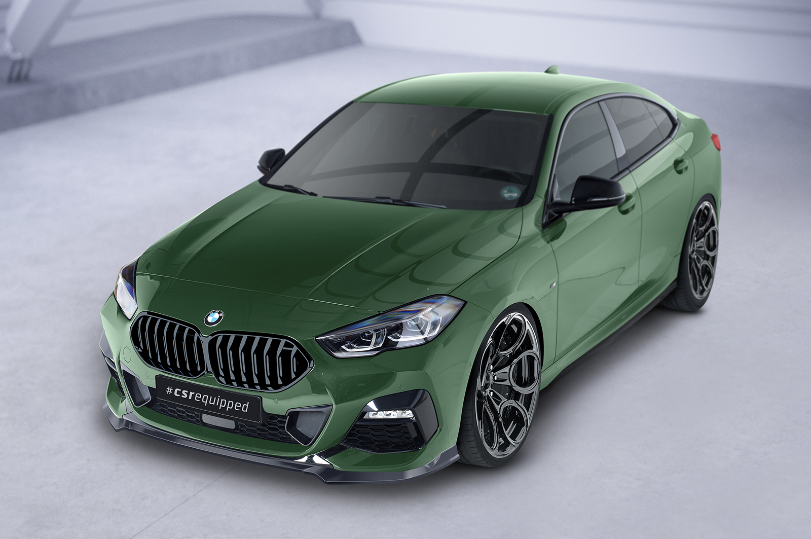 Lame de parechoc avant pour BMW Série 2 (F44) Gran coupé (M-Sport et M2) (depuis 2020) - Fabriqué en ABS (6 finitions au choix)