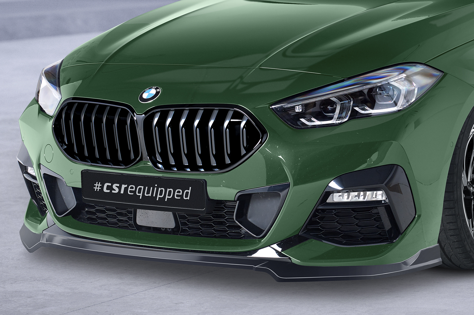 Lame de parechoc avant pour BMW Série 2 (F44) Gran coupé (M-Sport et M2) (depuis 2020) - Fabriqué en ABS (6 finitions au choix)