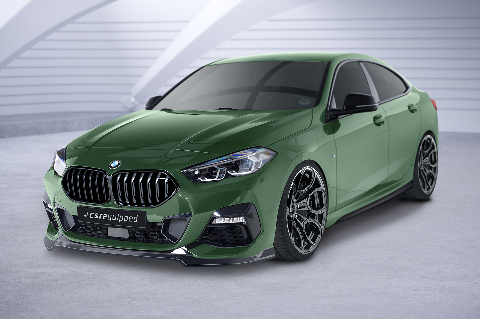 Lame de parechoc avant pour BMW Série 2 (F44) Gran coupé (M-Sport et M2) (depuis 2020) - Fabriqué en ABS (6 finitions au choix)
